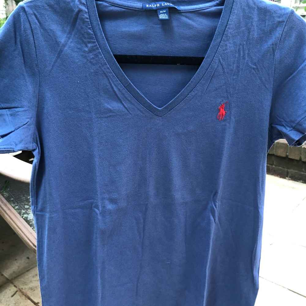 Polo Ralph Lauren blue shirt; medium
